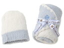先行販売品11/19日より順次出荷 kashwere カシウェア ベビーブランケット センターストライプ キャップ BB-69C-15-30 ホワイト×ブルー 出産祝い 結婚祝い 【5,400円以上送料無料】【楽ギフ_包装】【週末限定最大楽天ポイント10倍】