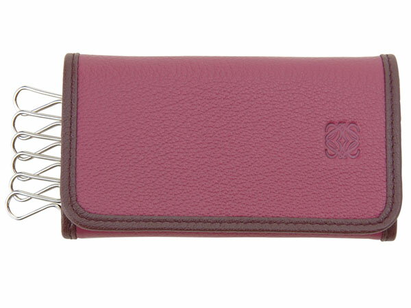 LOEWE ロエベ キーケース 11108.611.7396 マゼンタ×ダークレッド 【楽ギフ_包装】【楽ギフ_のし宛書】【楽ギフ_メッセ入力】