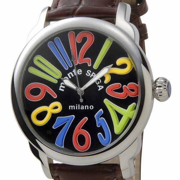 メンズ 腕時計 【メンズ時計】 MOS1101BR ブラウン 【ガガミラノ、フランクミューラー好きにお勧め】