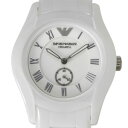ポイント4倍（1-24-1/27）EMPOLIO ARMANI エンポリオ・アルマーニレディース　腕時計　セラミカ　ホワイトAR14055250円以上で送料無料