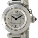 Cartier カルティエ　レディース 腕時計　ミスパシャ シルバー　W3140007大激安！/Cartier/カルティエ/腕時計/ウォッチ/watch/カルティエ特価/高級腕時計新品本物取扱店/ 5250円以上で送料無料