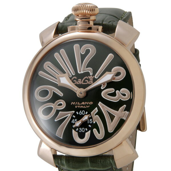 GaGaMILANO ガガミラノ メンズ 腕時計 マヌアーレ 48MM PLACCATO ORO GG-5011.4【マラソン201207_ファッション】【5250円以上で送料無料】