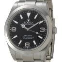 ROLEX ロレックス メンズ 腕時計 オイスターパーペチュアル エクスプローラー ブラック 214270ロレックス　ROLEX　デイトジャスト　メンズ　時計　ウォッチ　高級時計新品本物取扱店　/ 5250円以上で送料無料
