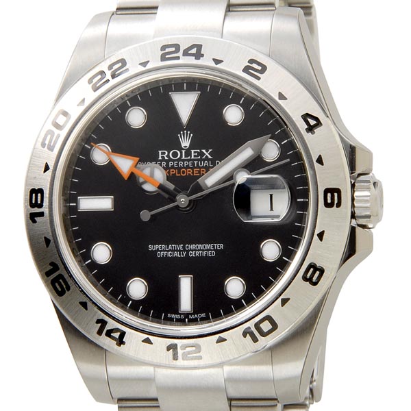 ROLEX ロレックス 腕時計 216570BK エクスプローラーII　新型 ブラック メンズ EXPLORER ロレックス 216570BK エクスプローラー2 メンズ 5250円以上で送料無料