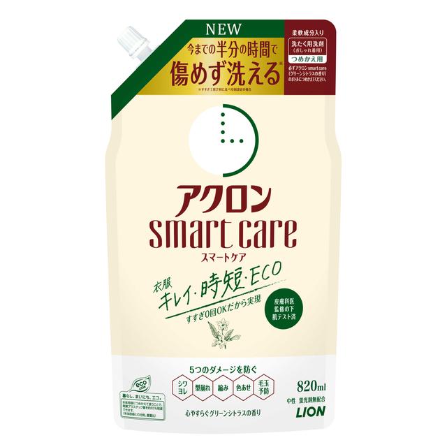 ライオン アクロン スマートケアグリーンシトラスの香り つめかえ用　820ml