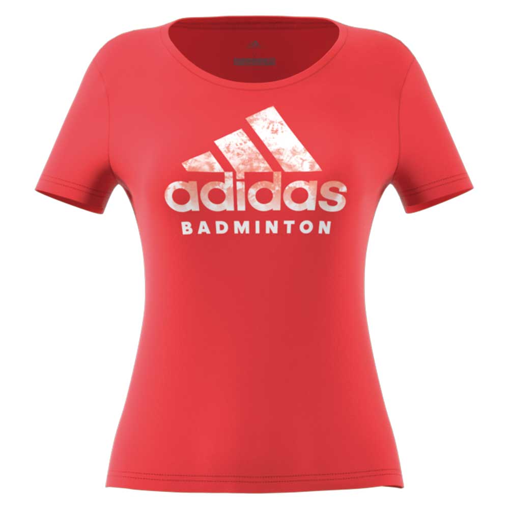 adidas CV4340 バドミントン Tシャツ レディース コーラル ウェア アディダス【クリックポスト可/ 取り寄せ】の画像