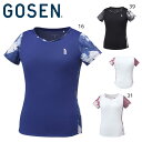 GOSEN T1963 レディースゲームシャツ テニス・バドミントンウェア(レディース) ゴーセン 2019FW【メール便可/日本バドミントン協会審査合格品/取り寄せ】