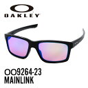 オークリー サングラス スポーツサングラスOAKLEY OO9264-23 MAINLINKPolished Black/Prizm Golf レディース メンズ