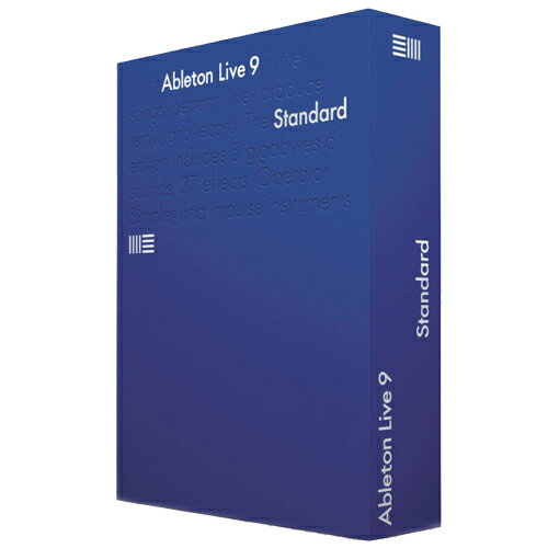 ABLETON LIVE 9 STANDARD パッケージ版 通常版 2017年1月11日までのHSP16セール! ABLETON LIVE 9 STANDARD パッケージ版 通常版 2017年1月11日までのHSP16セール!