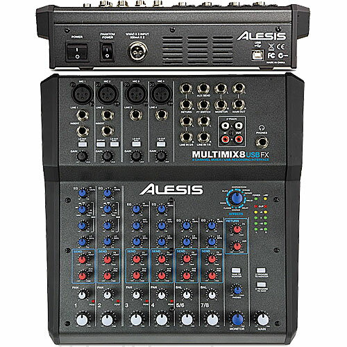 ALESIS MULTIMIX 8 USB FX 【配送料無料!!】 【yokohama】