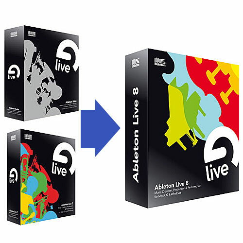 ABLETON LIVE 8 BOX UPGRADE FROM LIVE 7/SUITE 7