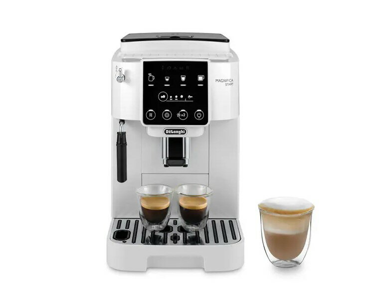 デロンギ ECAM22020W <strong>マグニフィカ</strong> <strong>スタート</strong> 全自動コーヒーマシン ホワイト コーヒーメーカー