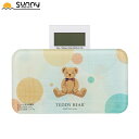 TEDDY BEAR デジタルヘルス体重計 小 DF1012...