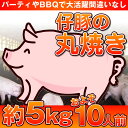 豚の丸焼き5kg(仔豚 子豚 子ぶた 仔ぶた 丸焼き まる焼き バーベキュー BBQ【RCP】