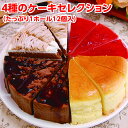 4種のケーキセレクション♪たっぷり1ホール12個・送料無料