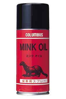 コロンブス ミンクオイルスプレー【ミンクオイル】 COLUMBUS MINK OIL【あす楽対応】スプレータイプのミンクオイルです。 3150円以上お買い上げで送料無料