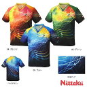 ニッタク Nittaku スカイメロディシャツ NW-2167 卓球ユニフォーム/ゲームシャツ 卓球用品