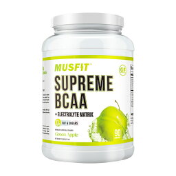 【送料無料】 BCAA シュプリーム 高品質 電解質 マトリックス パウダー <strong>グリーンアップル</strong> 90杯分 1.26kg マスフィット【Musfit】Supreme BCAA + Electrolyte Matrix Powder Green Apple 90 Servings, 2.7 lb