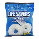 【送料無料】 ミント ハードキャンディー 177g ライフセーバーズ 飴【Life Savers】LifeSavers Mints Pep O Mint Hard Candy 6.25 oz