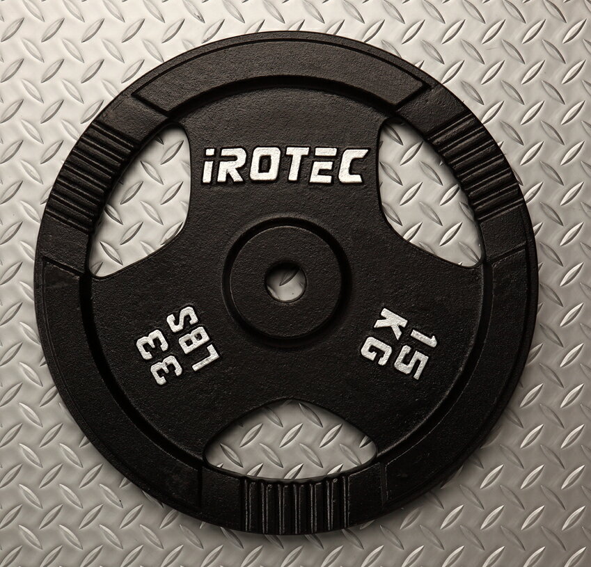 IROTEC（アイロテック）アイアンプレート15KG /ダンベル・ベンチプレス・筋トレ・ト…...:super-sports:10000040