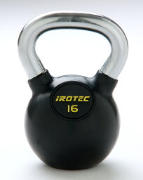 IROTEC（アイロテック）ケトルベル16kg（ラバーコーティングタイプ）/ダンベル・ベンチプレス・トレーニングベンチ・筋トレ・トレーニング器具・トレーニングマシン・バーベル・健康器具