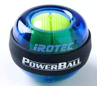【ポイント10倍!PCからエントリーで。3/13(日)10時-3/16(水)9時59分まで】IROTEC(アイロテック)POWERBALLBK(パワーボールブラック)/筋トレ器具トレーニング器具握力前腕健康器具