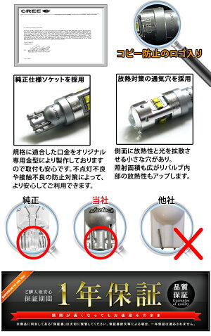 【送料無料】LEDバルブT10ウェッジ球CREE製40W2個1セット【HID/LEDバルブLEDバルブポジション/T10/ヘッドライト/外装パーツ/ナンバー灯】