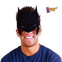 マスク 仮面 マスカレード ハロウィン 仮装 変装 MASK ハローウィン 仮面舞踏会 黒 ブラック パーティー ゴム紐 ハーフマスク ドミノマスク コスプレ 小物 コスチューム マスク 仮面■FORUM(フォーラム)小物:マスクF76040【バッドマン】