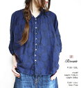 まとめ買い10%OFFクーポン→7/22 Brocante 36-139L ブロカント 水玉リネンキャンバス グランシャツ dmg ドミンゴ D.M.G 送料無料 38-042L 【コンビニ受取対応商品】 楽天カード分割