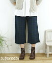 prit プリット 綿麻ブラックウォッチ8分丈パンツ・72916【ntrl-ladies】【style-selectshop】