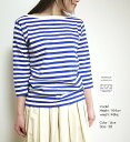 まとめ買い10%OFFクーポン→8/26 FABRIQUE en planete terre 72011 ファブリケアンプラネテール ボーダー ボートネック 七分袖 Tシャツ カットソー 【コンビニ受取対応商品】 楽天カード分割