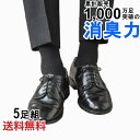 1000万足の消臭力 スーパー ソックス SUPER SOX 蒸れない臭わない 消臭靴下 5足組スタ