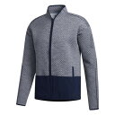 アディダス(adidas) アウター メンズ 秋冬 ゴルフ COLD.RDY ファブリックミックス長袖ジャケット INS77-FS6925NV (メンズ)