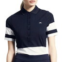 J.LINDEBERG ゴルフウエア レディース Natasha-Rib Jersey 半袖ポロシャツ 072-22348-098 (レディース)