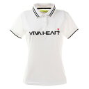 ビバハート(VIVA HEART) ゴルフウエア ポロシャツ レディース シンプルロゴ半袖ポロシャツ 012-22340-005 (レディース)