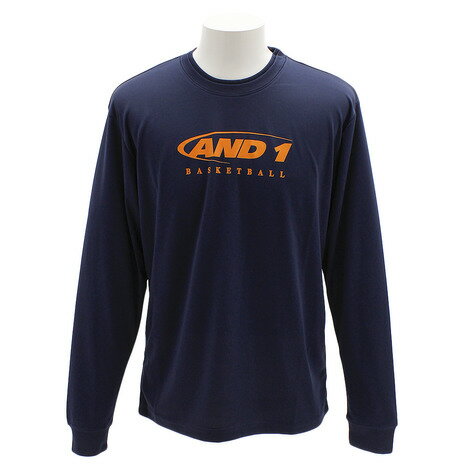 アンドワン（AND 1） HOOK ロゴ 長袖Tシャツ 8F10602 （Mens、Ladys）の画像