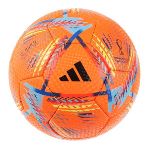 アディダス（adidas） サッカーボール 4号球 アル・リフラ リーグ オレンジ色 AF454OR （キッズ）