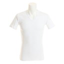 フロントローラグビー(FRONT ROW RUGBY) ボディフィットTシャツVネック 2枚組 131397670-wh (Men's)