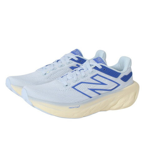 ニューバランス（new balance）（レディース）ランニングシューズ フレッシュフォームX 1080 <strong>v13</strong> D13 ライトブルー W1080D13D スニーカー クッション性 軽量