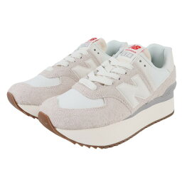 <strong>ニューバランス</strong>（new balance）（レディース）スニーカー <strong>574</strong>+ WL<strong>574</strong>ZQDB WL<strong>574</strong> ZQD B 厚底 <strong>グレー</strong> ベージュ