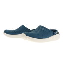 クロックス(crocs) サンダル ぺたんこ ライトライド LiteRide Clog Blue 204592-4SB ブルー 青 (メンズ、レディース)