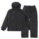 スタイリッシュブラック(STYLISH BLACK) 絶耐撥水 裏起毛メッシュWBスーツ 854W7VE2966/67 BLK (Men's)