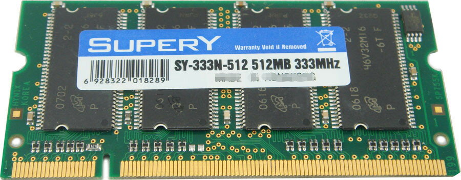 ▲相性保証▼ノート新品 PC-2700 DDR333 200Pin 512MB