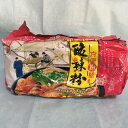 光友酸辣味方便粉絲 即席春雨 四川料理 辛口 ★5食入 中国春雨スープ ハルサメスープ ラーメンスープの素詰め合わせ付き・インスタントラーメン
