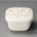 萬古焼 ふっくら角型おひつ 白(小) 1合 さくら 電子レン...