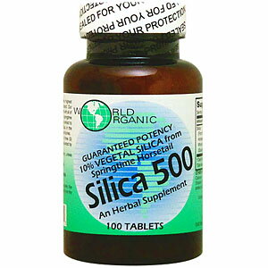 シリカ 500 （植物性シリカ50mg含有） 100粒[サプリメント/健康サプリ/サプリ/シリカ/栄養補助/栄養補助食品/国外/タブレット/サプリンクス/通販/楽天]
