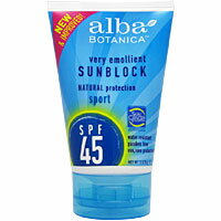 アルバ　ベリーエモリエント　サンブロック　ナチュラルプロテクション　スポーツ SPF45【SBZcou1208】