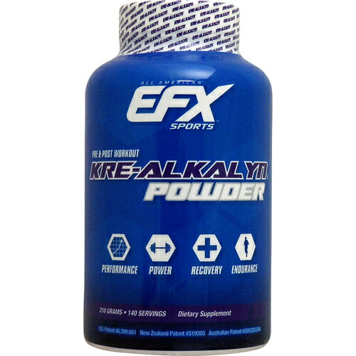 クレアルカリン EFX パウダー（高純度クレアチン） 210g[サプリメント/健康サプリ/サプリ/アミノ酸/粉末/栄養補助/栄養補助食品/アメリカ/国外/パウダー/サプリンクス/通販/楽天]