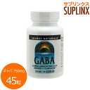 ≪期間限定14％OFF！≫ギャバ GABA（ガンマアミノ酪酸） 750mg 45粒【SBZcou1208】