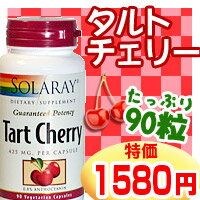 ≪期間限定24％OFF≫タルトチェリー 425mg 90粒（揚げ物大好き＆運動不足が気になる方に）【SBZcou1208】